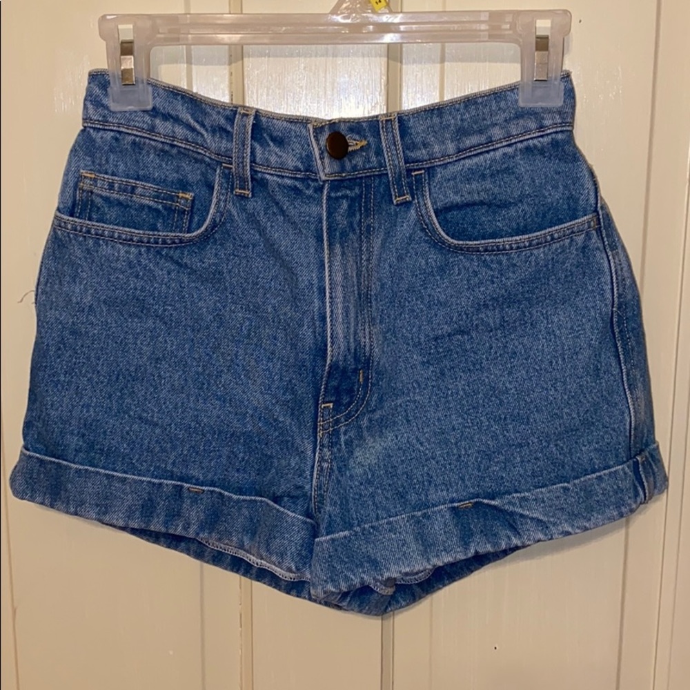 American apparel jean shorts. Size 26
